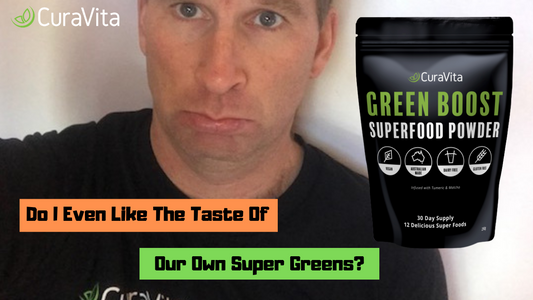 Tasting Curavita Green Boost Super Greens With Different Liquids