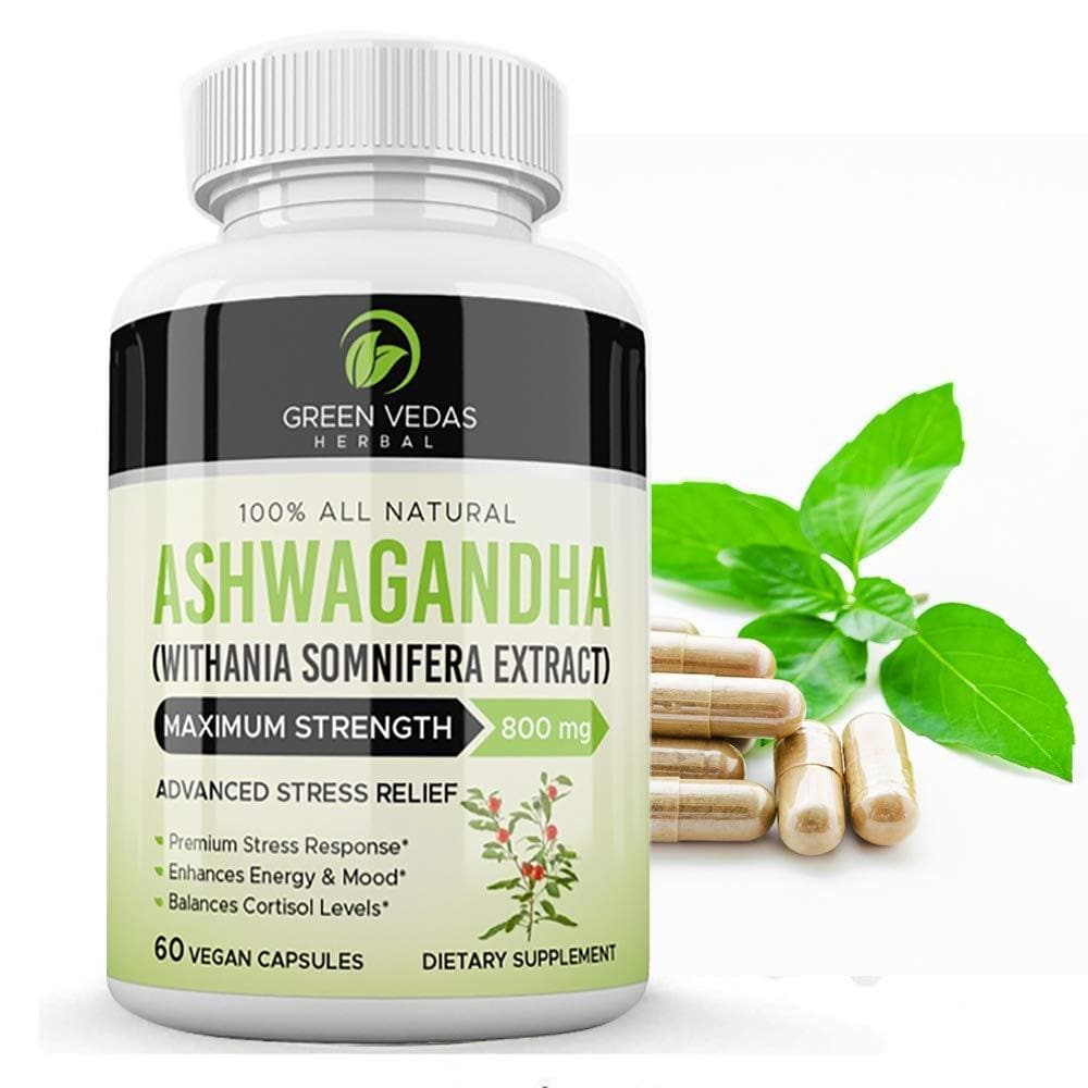 100% Pure Ashwagandha Natural Extract - Green Vedas