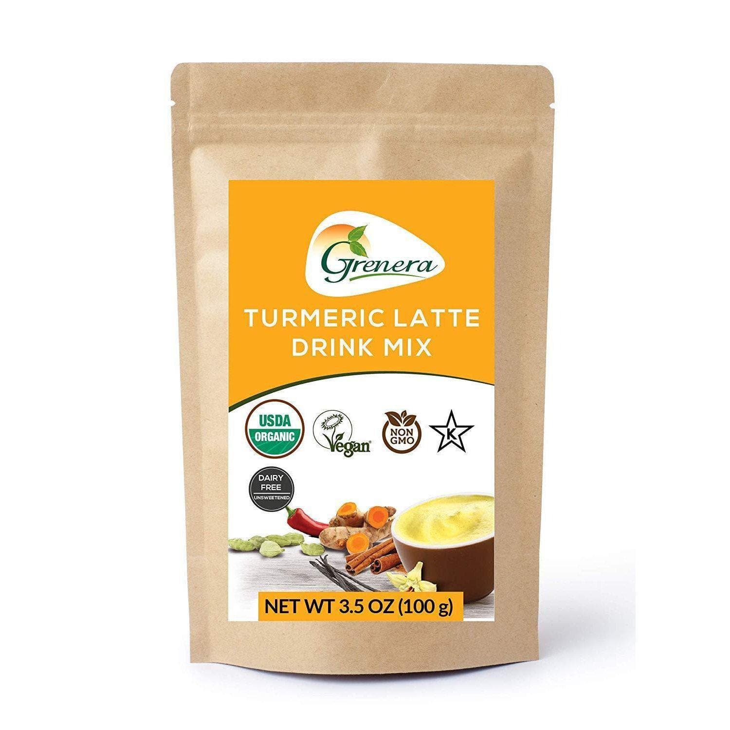 Turmeric Latte Organic Golden Milk Mix-Curavita