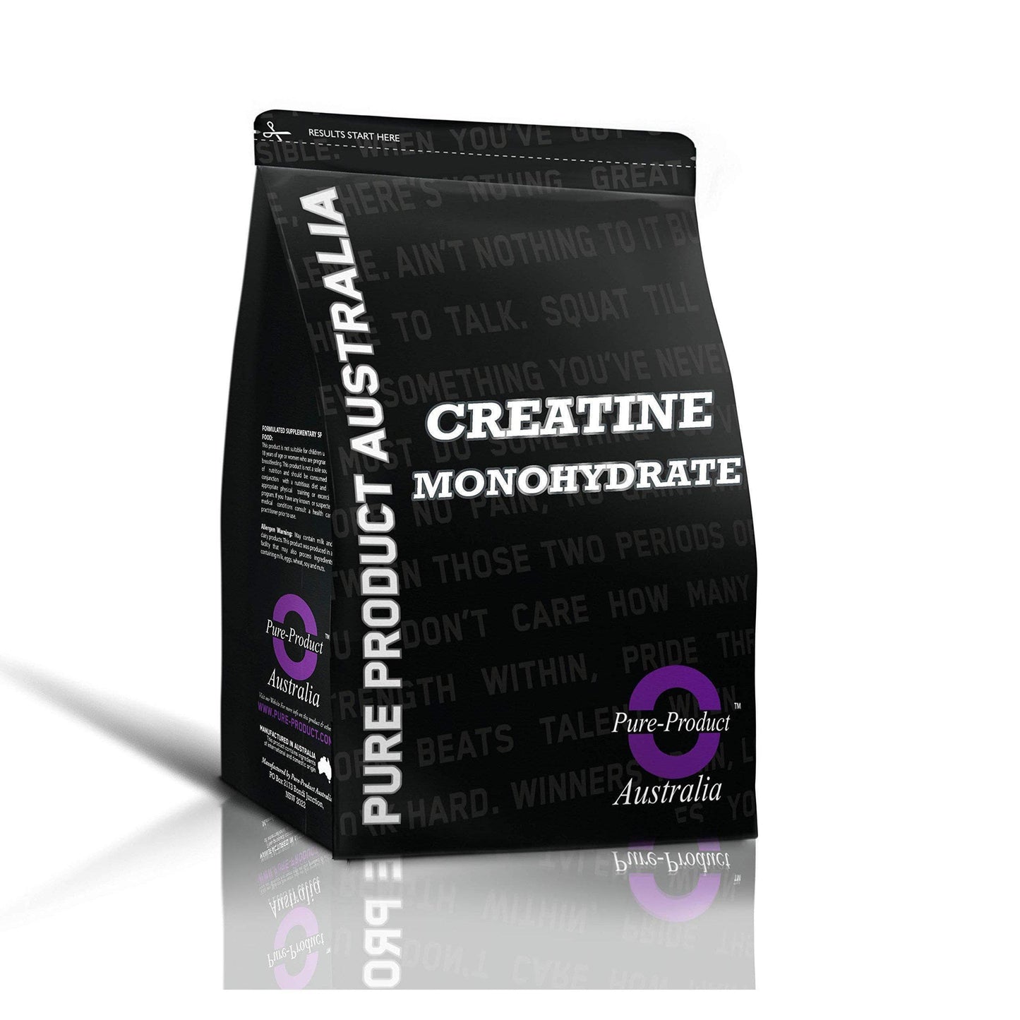 Pure Product Australia Creatine Monohydrate (Unflavour) (1KG)-Curavita
