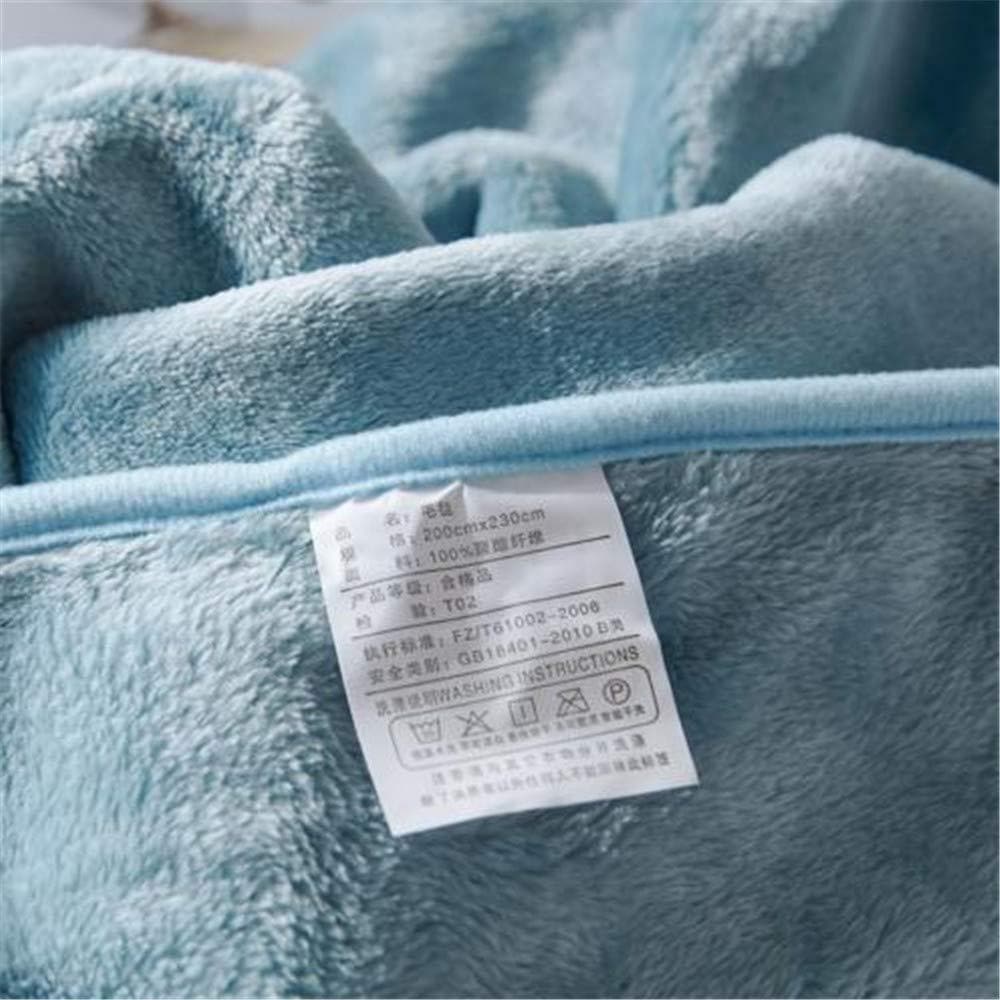 Flannel Fleece Luxury Blanket Throw Lightweight Cozy Plush Microfiber Solid Blanket