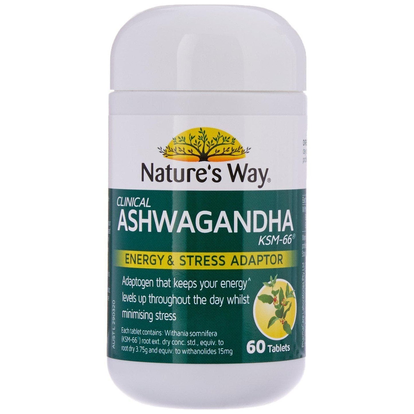 Ashwagandha Tablets - 0.08 Kgs - Nature's Way