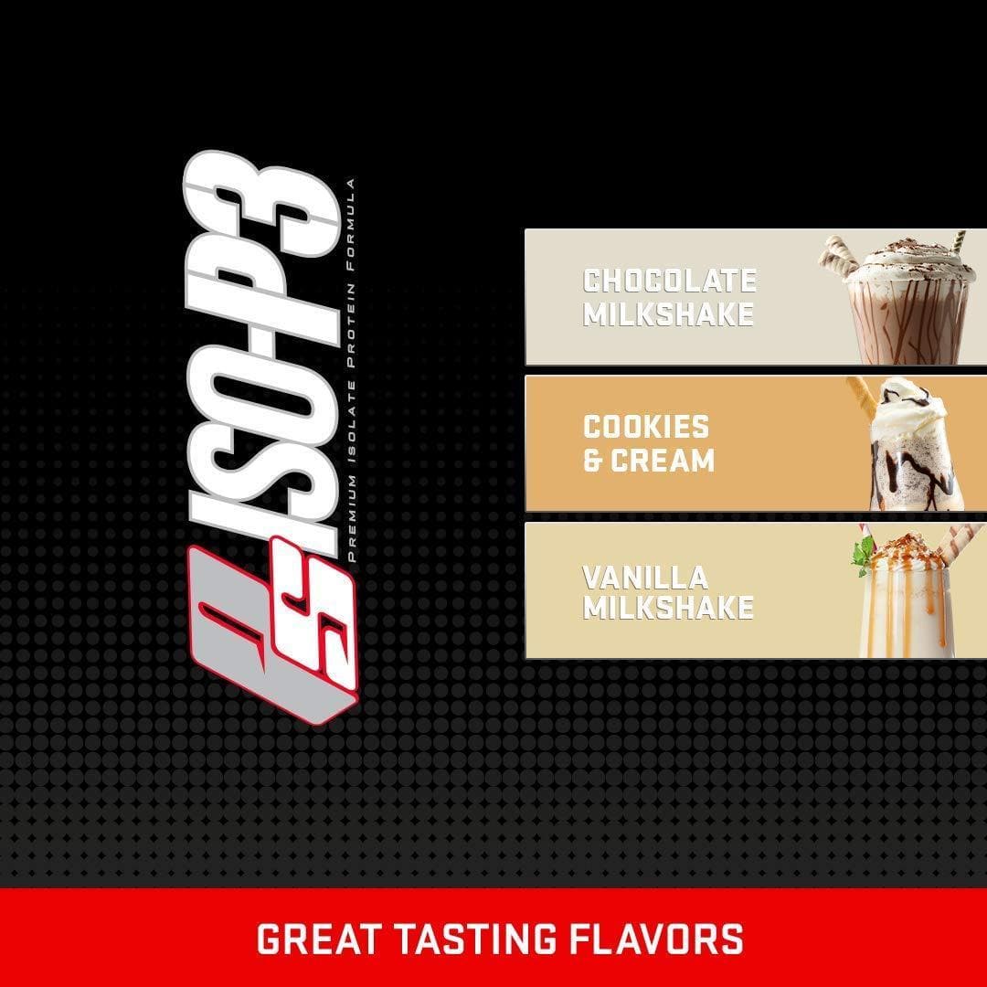 Pro Supps ISO-P3 Premium Isolate Protein Formula, Chocolate Milkshake - 907 Grams-Curavita